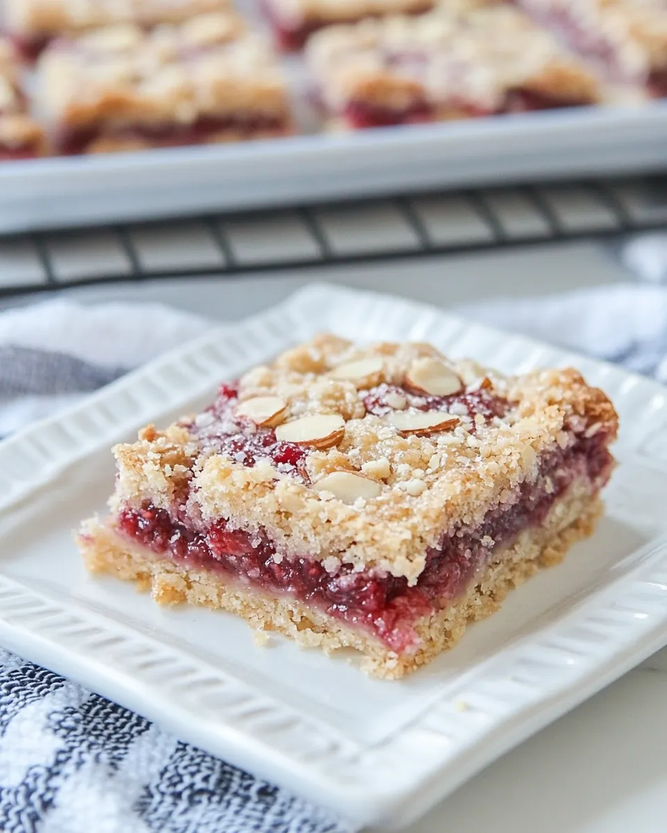 Easy Raspberry Almond Bars picture