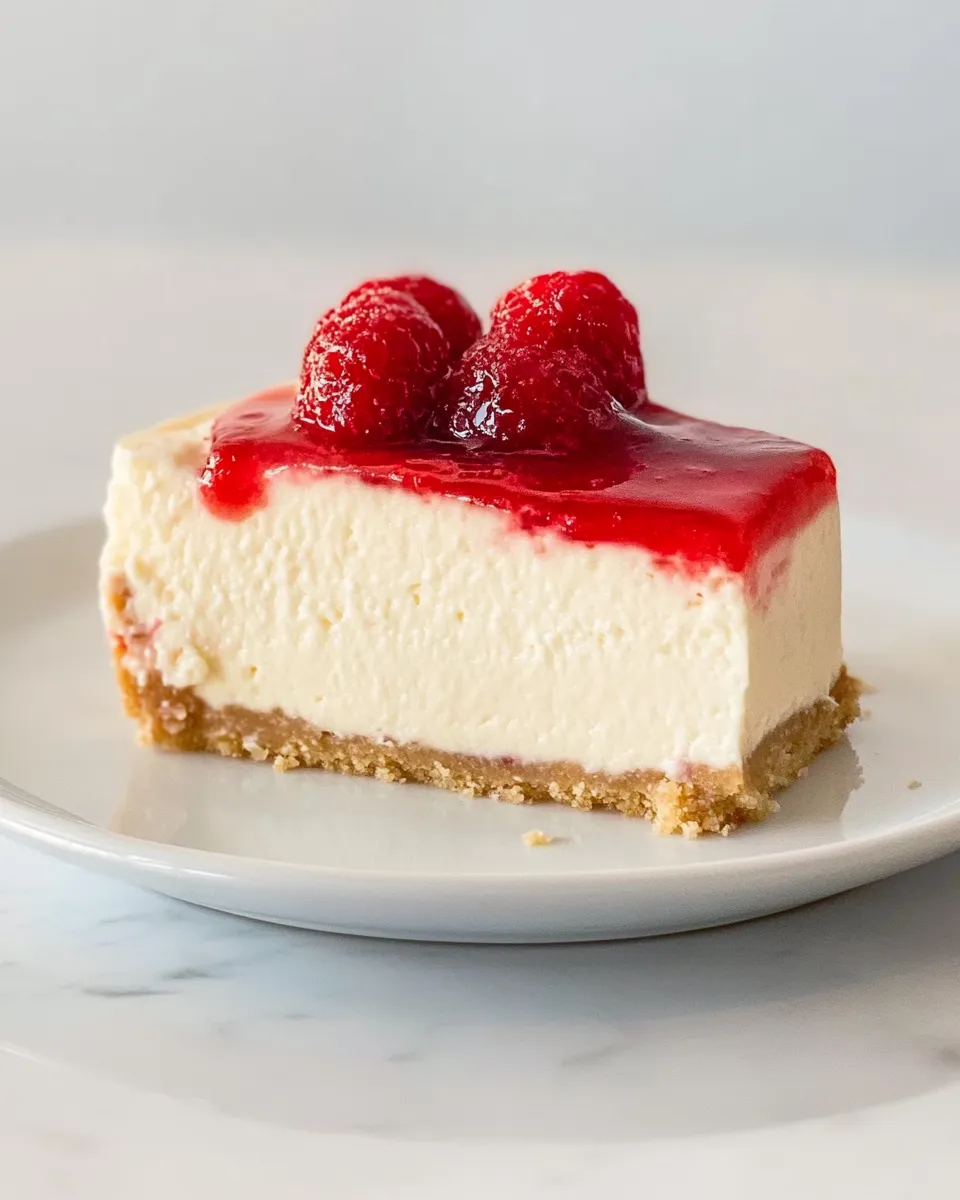 Homemade Raspberry Cheesecake photo