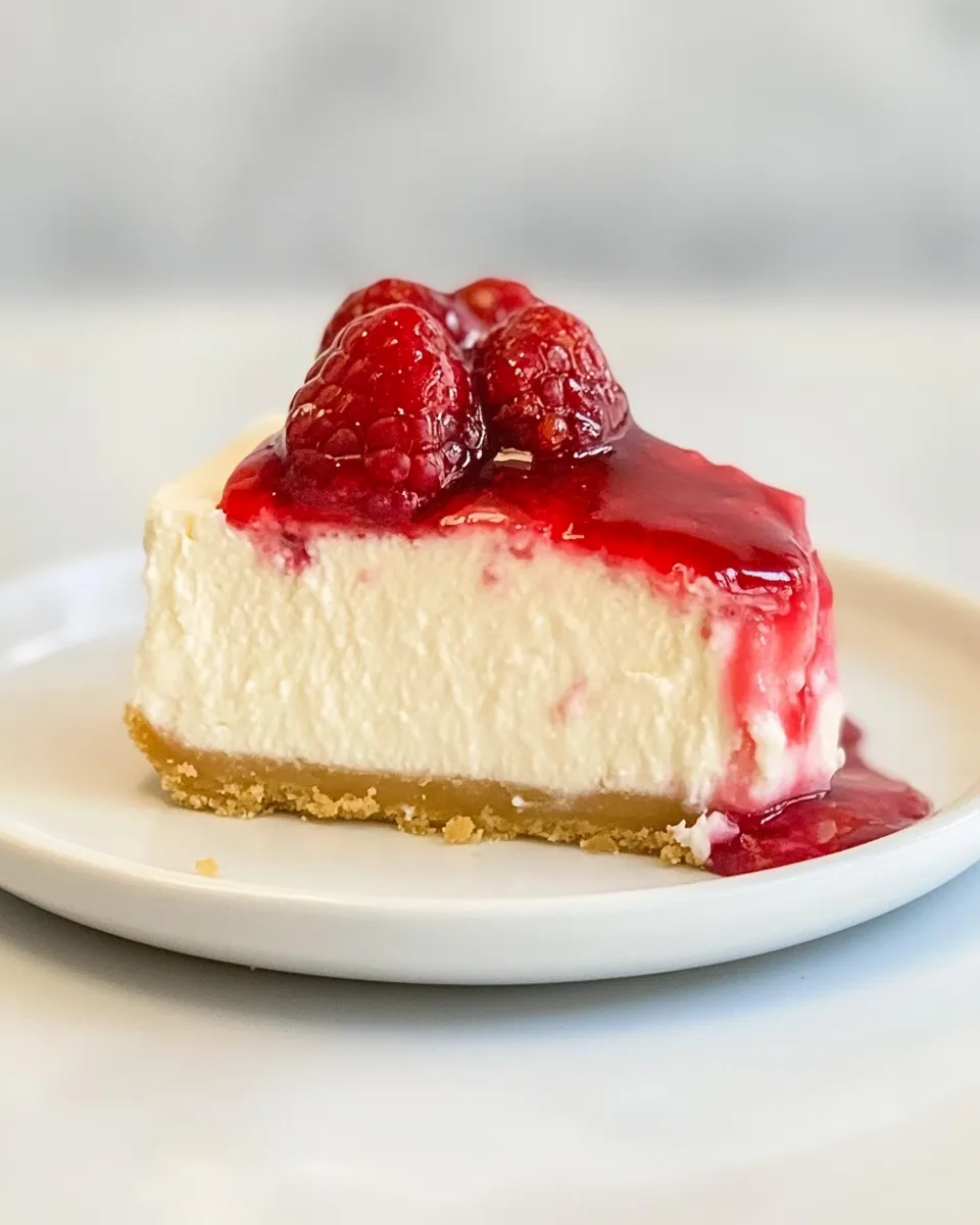 Easy Raspberry Cheesecake picture