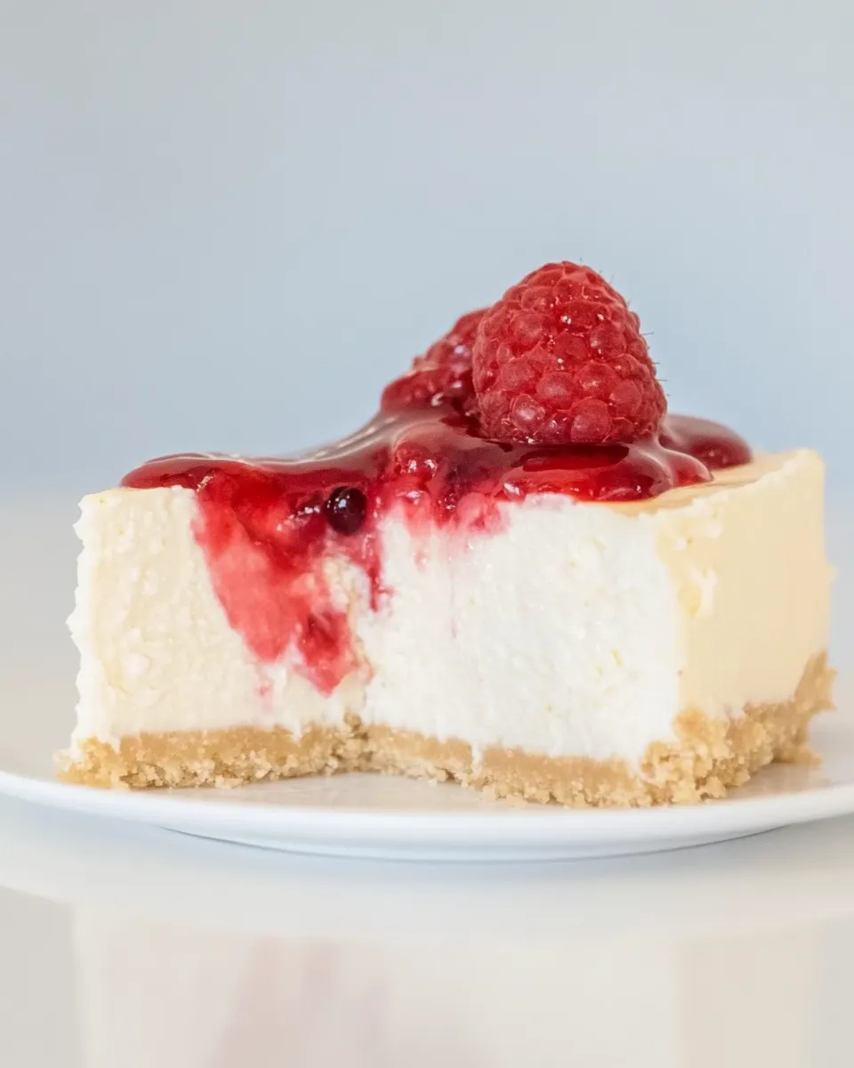 Delicious Raspberry Cheesecake shot