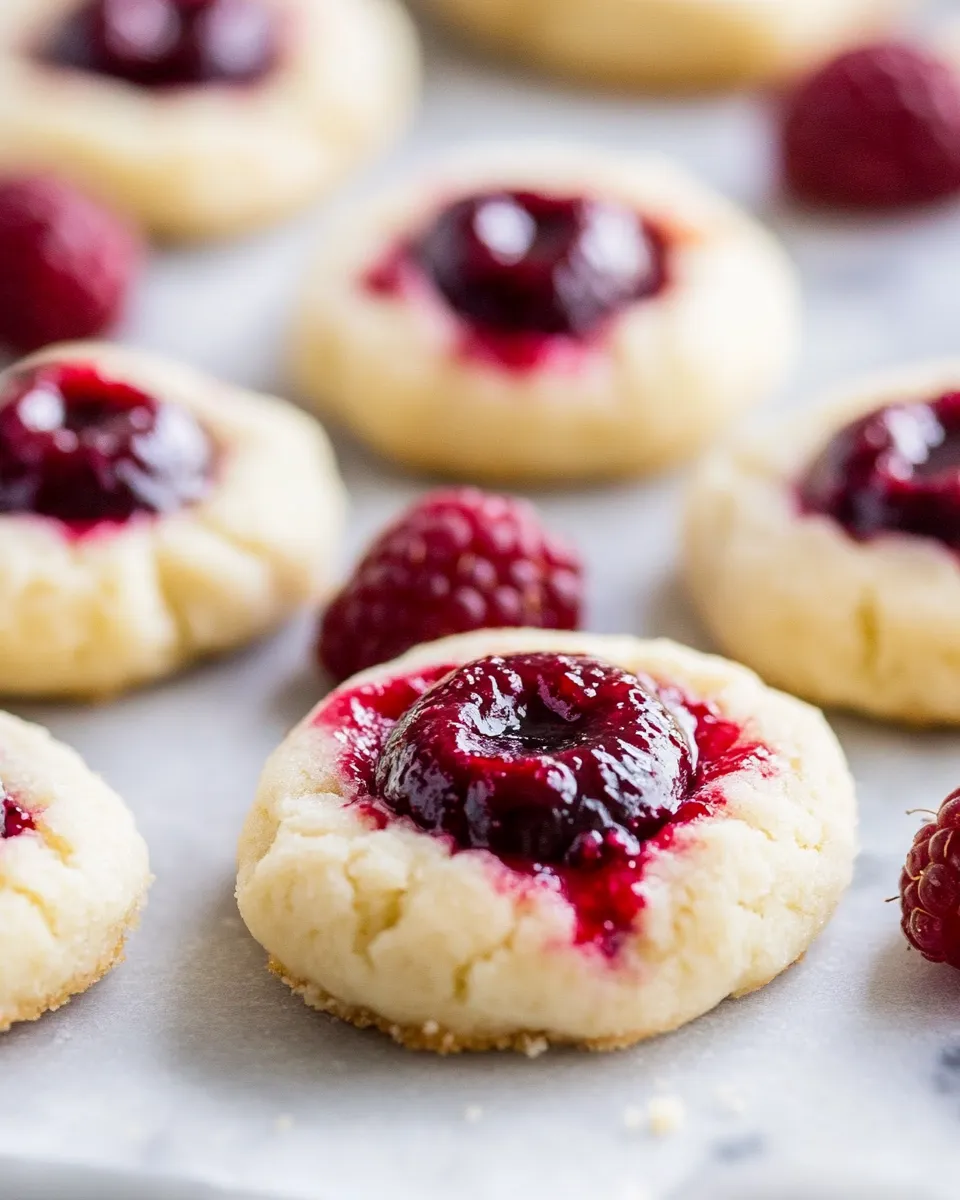 Easy Raspberry Thumbprint Cookies picture