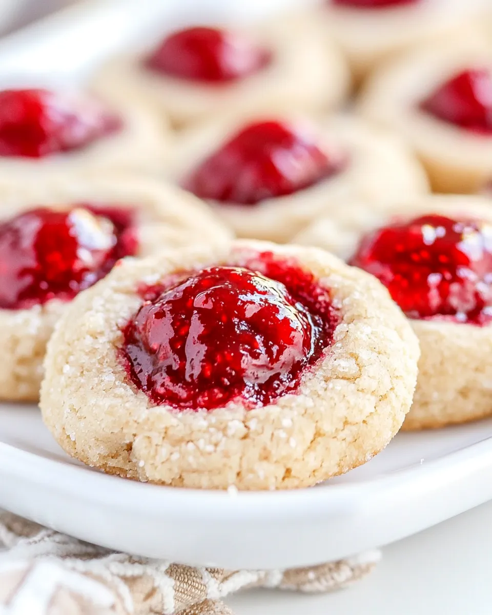 Easy Raspberry Thumbprint Cookies Recipe picture