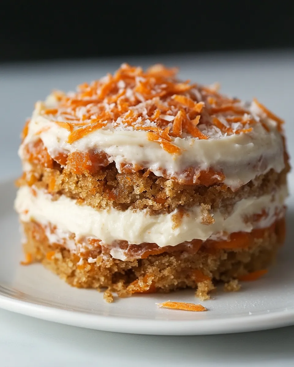 Easy Raw Coconut Carrot Cake with Harmless Harvest picture