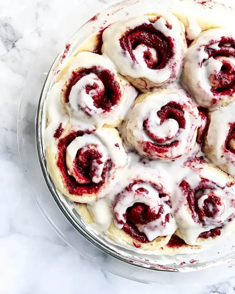 Homemade Red Velvet Cinnamon Rolls photo