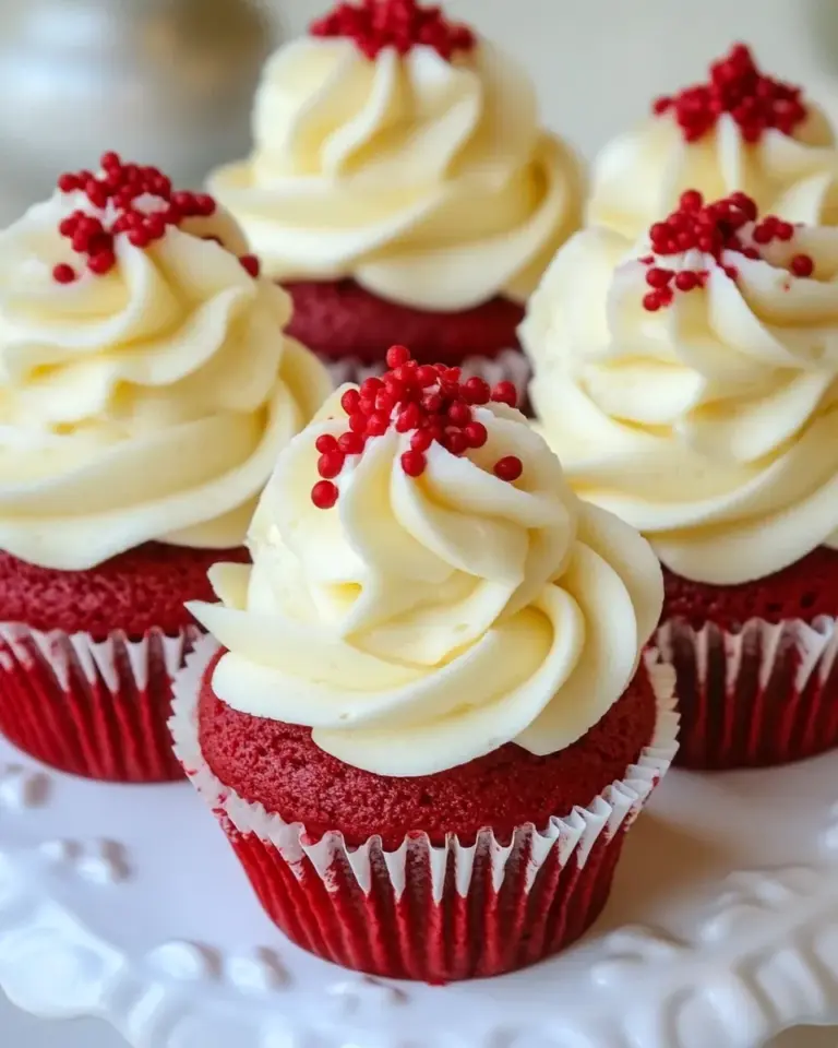 Homemade Red Velvet Cupcakes photo