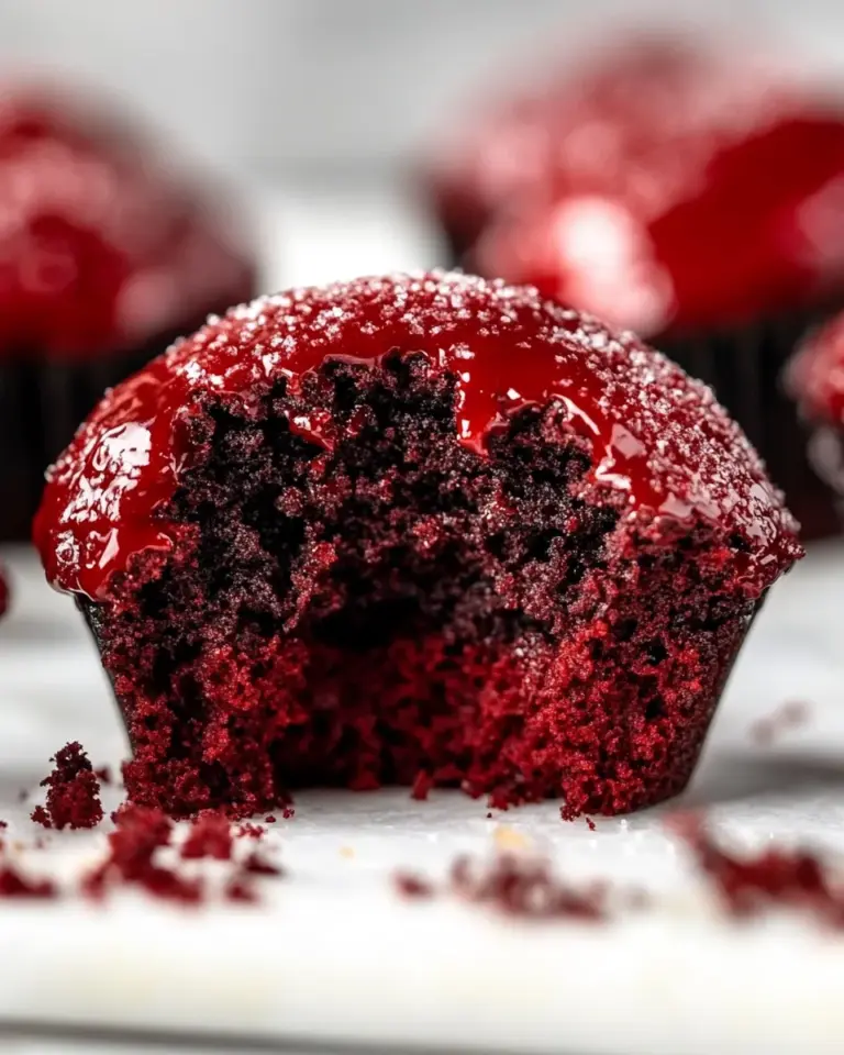 Homemade Red Velvet Lava Cupcakes picture