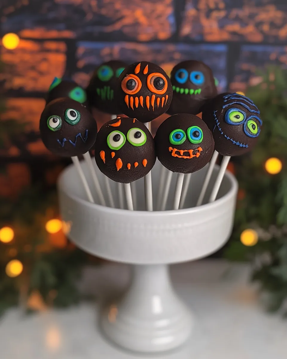 Classic Red Velvet Monster Cake Pops image