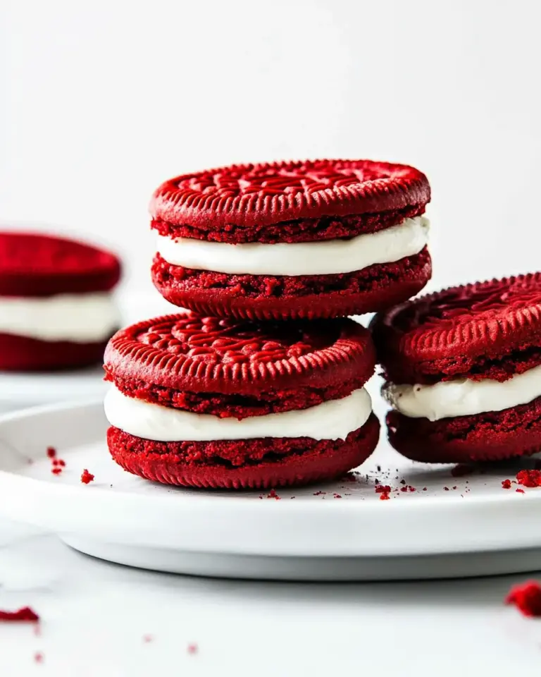 Homemade Red Velvet Oreos photo