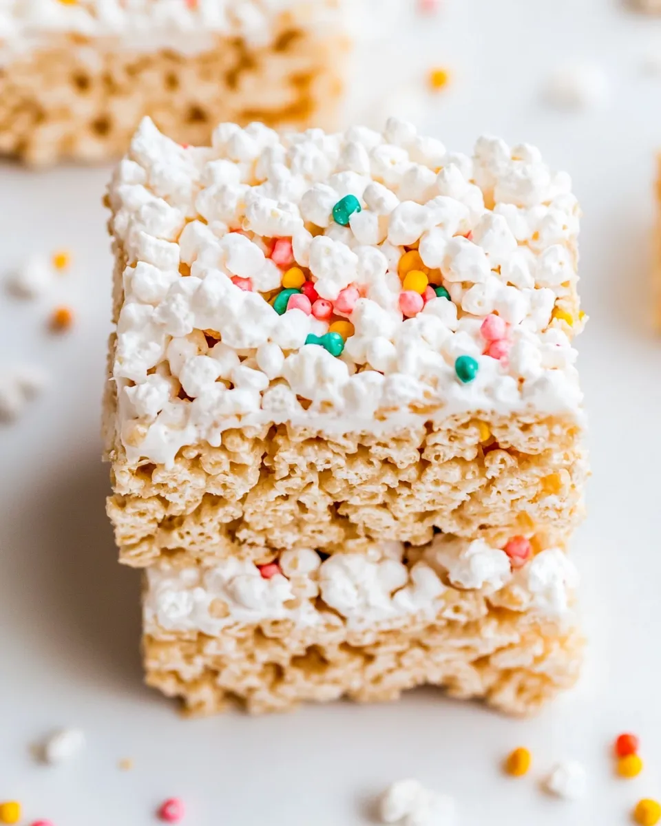 Delicious Rice Krispie Treats Recipe shot