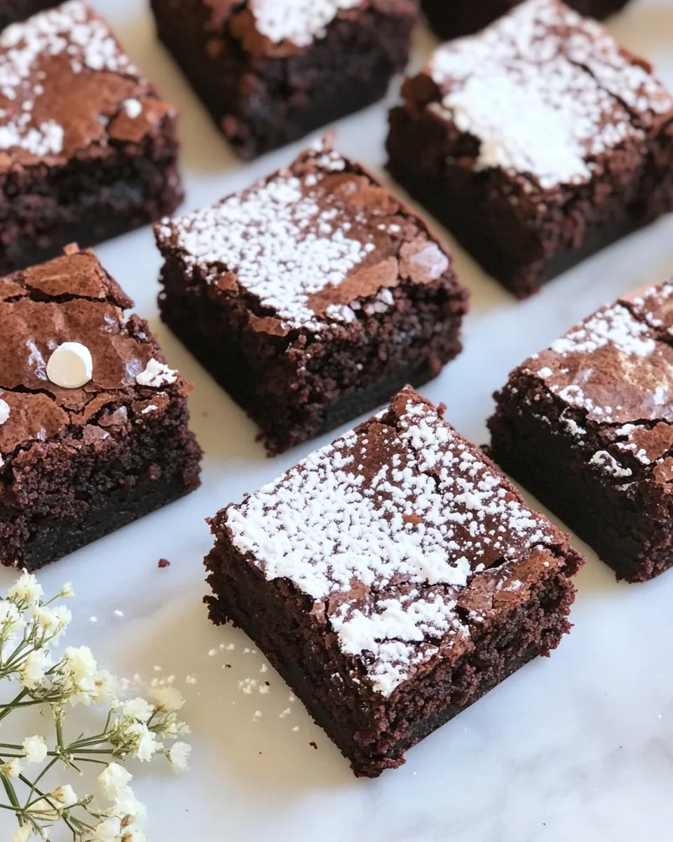 Homemade Rich Cocoa Brownies image