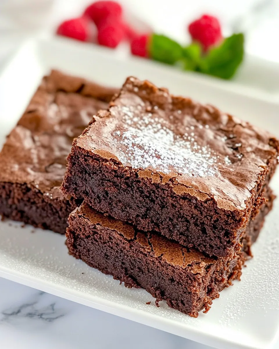 Classic Rich Fudgy Cocoa Brownies image