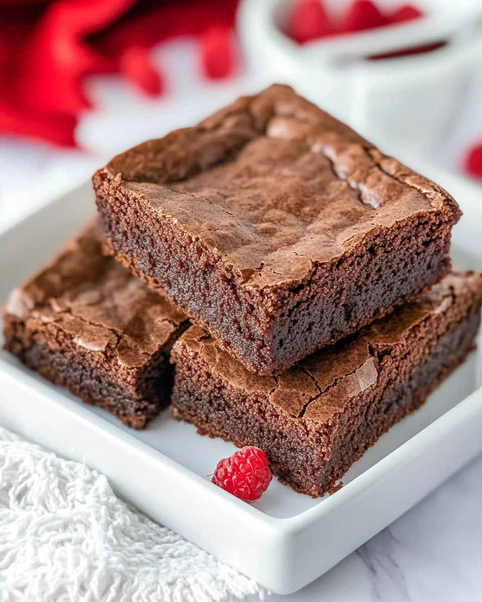 Easy Rich Fudgy Cocoa Brownies picture