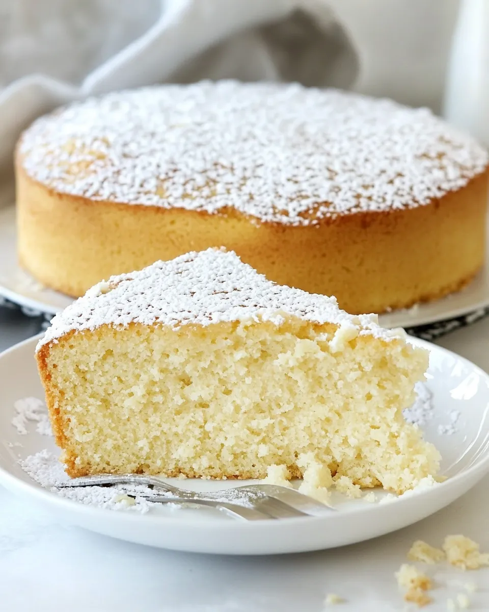 Classic Ricotta Olive Oil Cake Recipe image