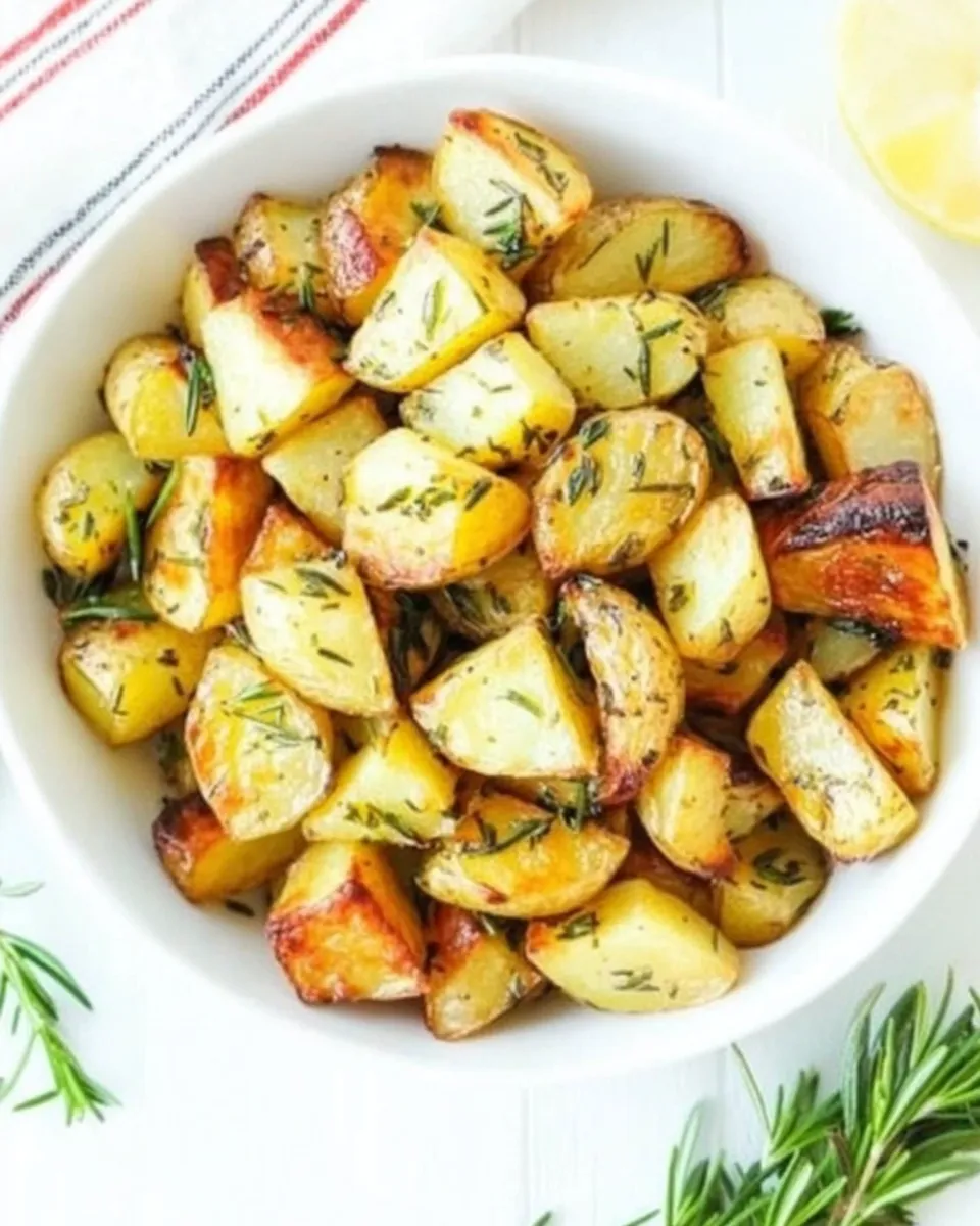 Easy Roasted Rosemary Potatoes recipe image