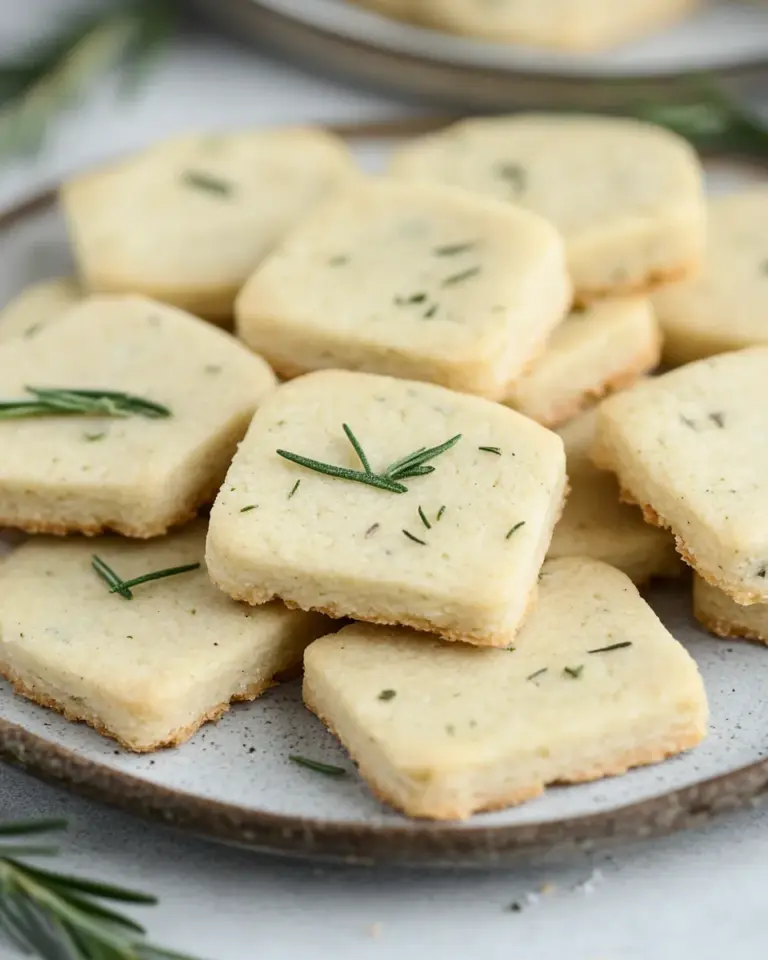 Homemade Rosemary Shortbread Cookies photo