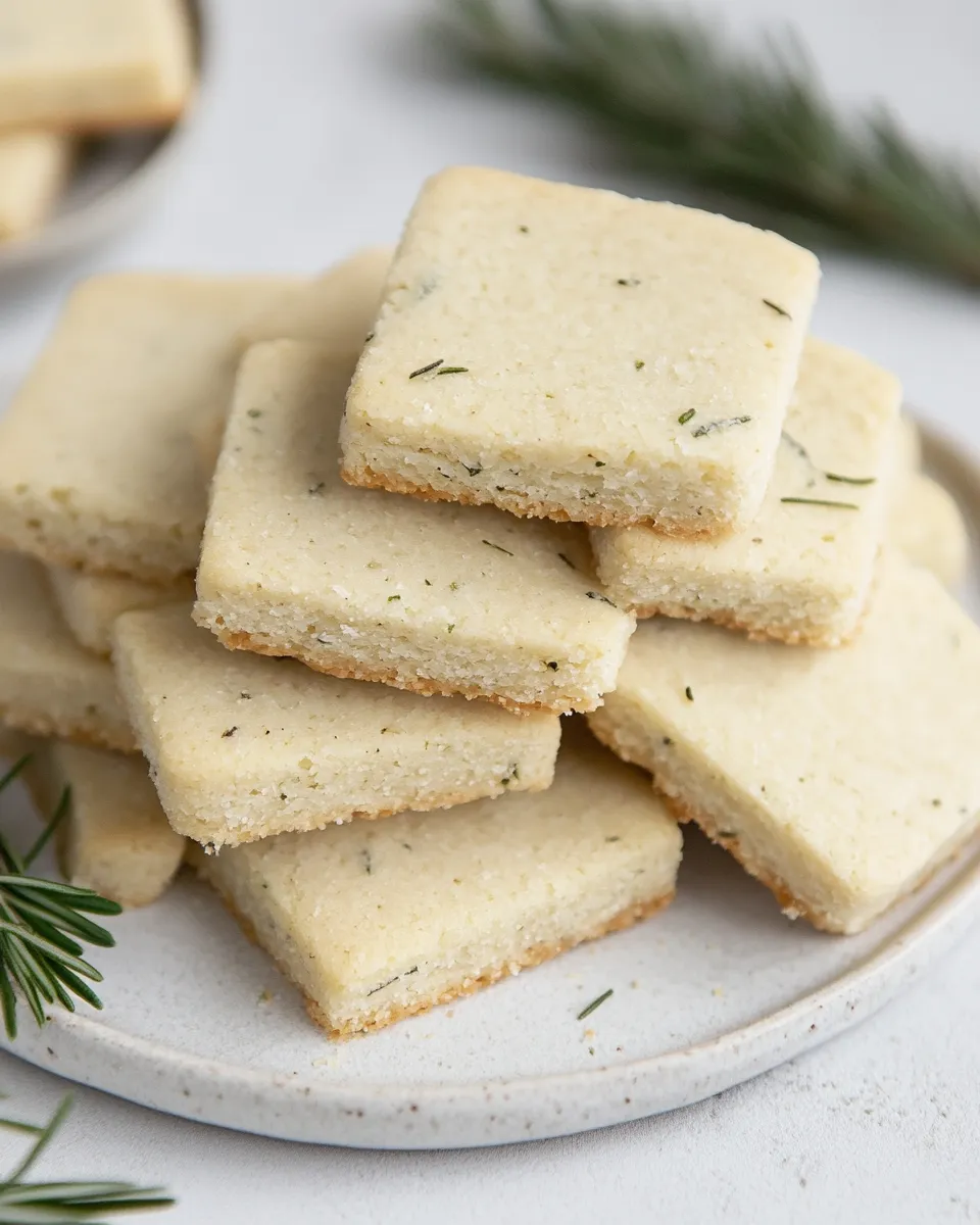 Classic Rosemary Shortbread Cookies image