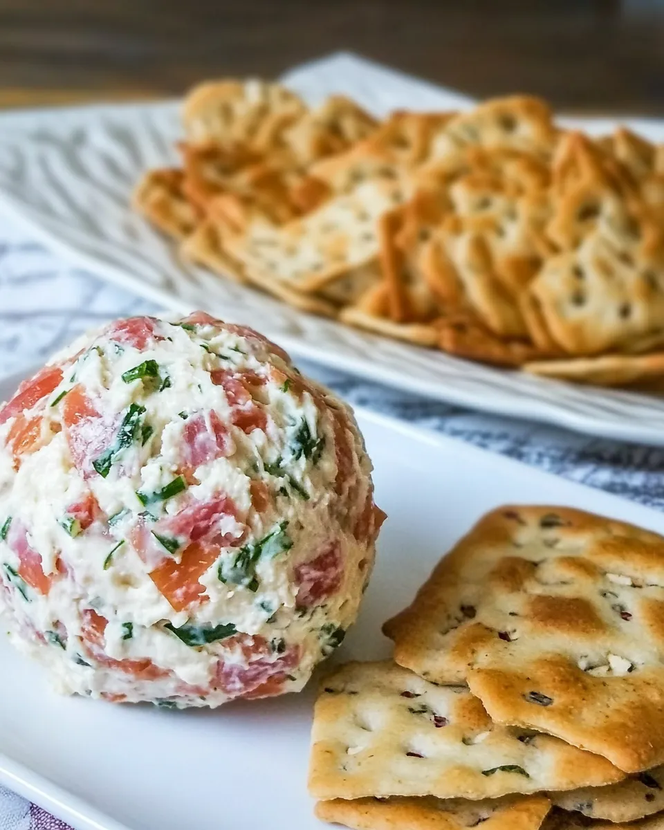 Homemade Salami Cream Cheese Ball photo