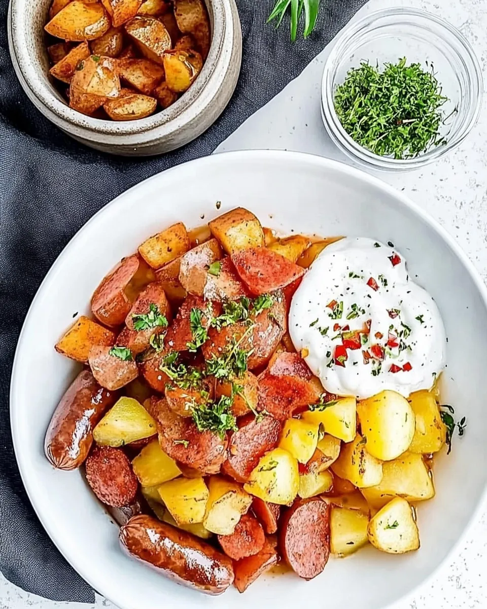 Classic Salchipapa (Peruvian Sausage and Potatoes) image