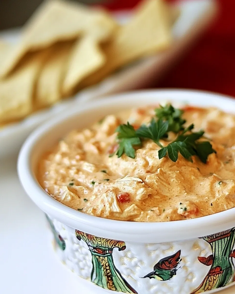 Classic Salsa Ranch Chicken Dip image