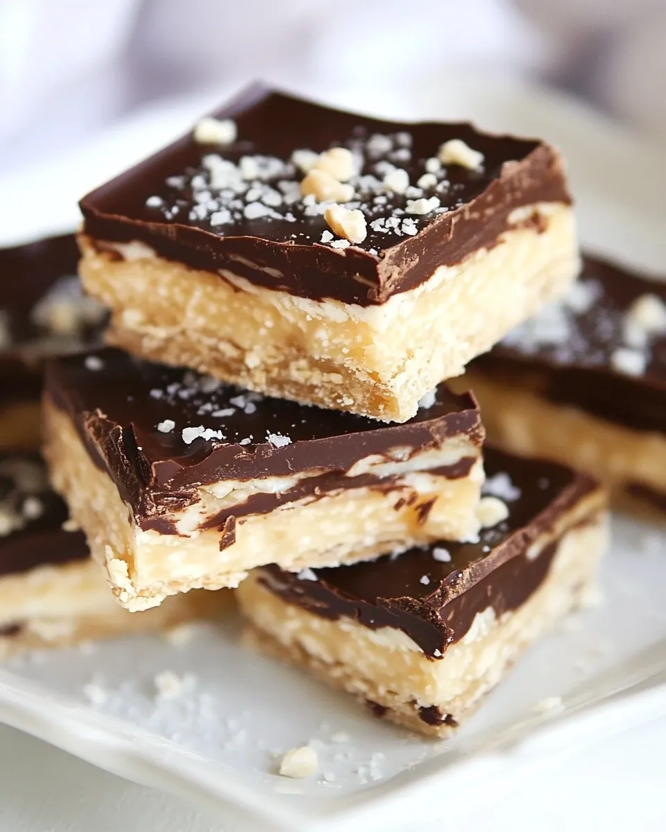 Classic Salted Chocolate & Ritz Nougat Bars image