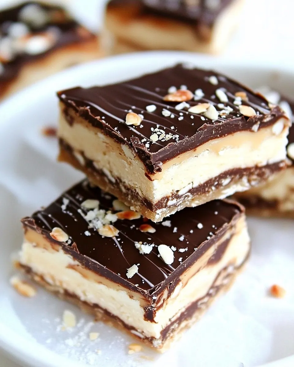 Easy Salted Chocolate & Ritz Nougat Bars picture