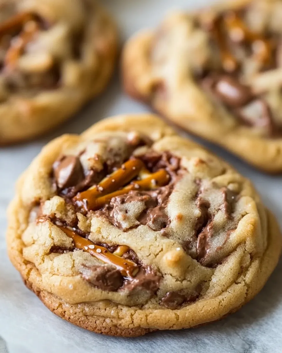 Classic Salted Pretzel and Nutella Chip Cookies image
