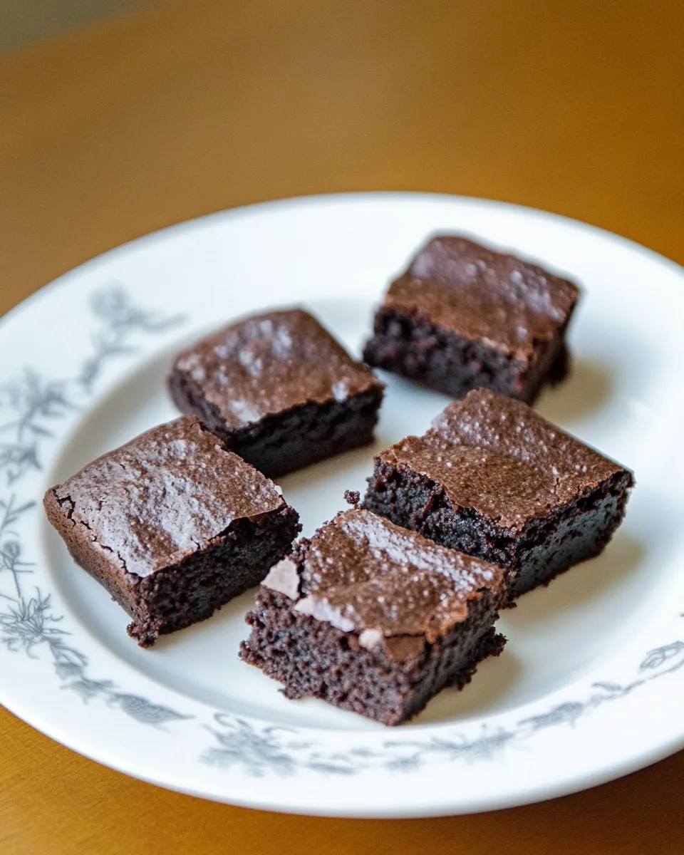 Easy Salty, Deep-Dark Chocolate Brownies picture