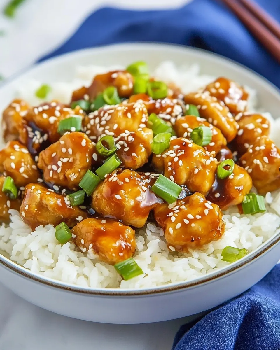 Easy Sesame Chicken recipe image