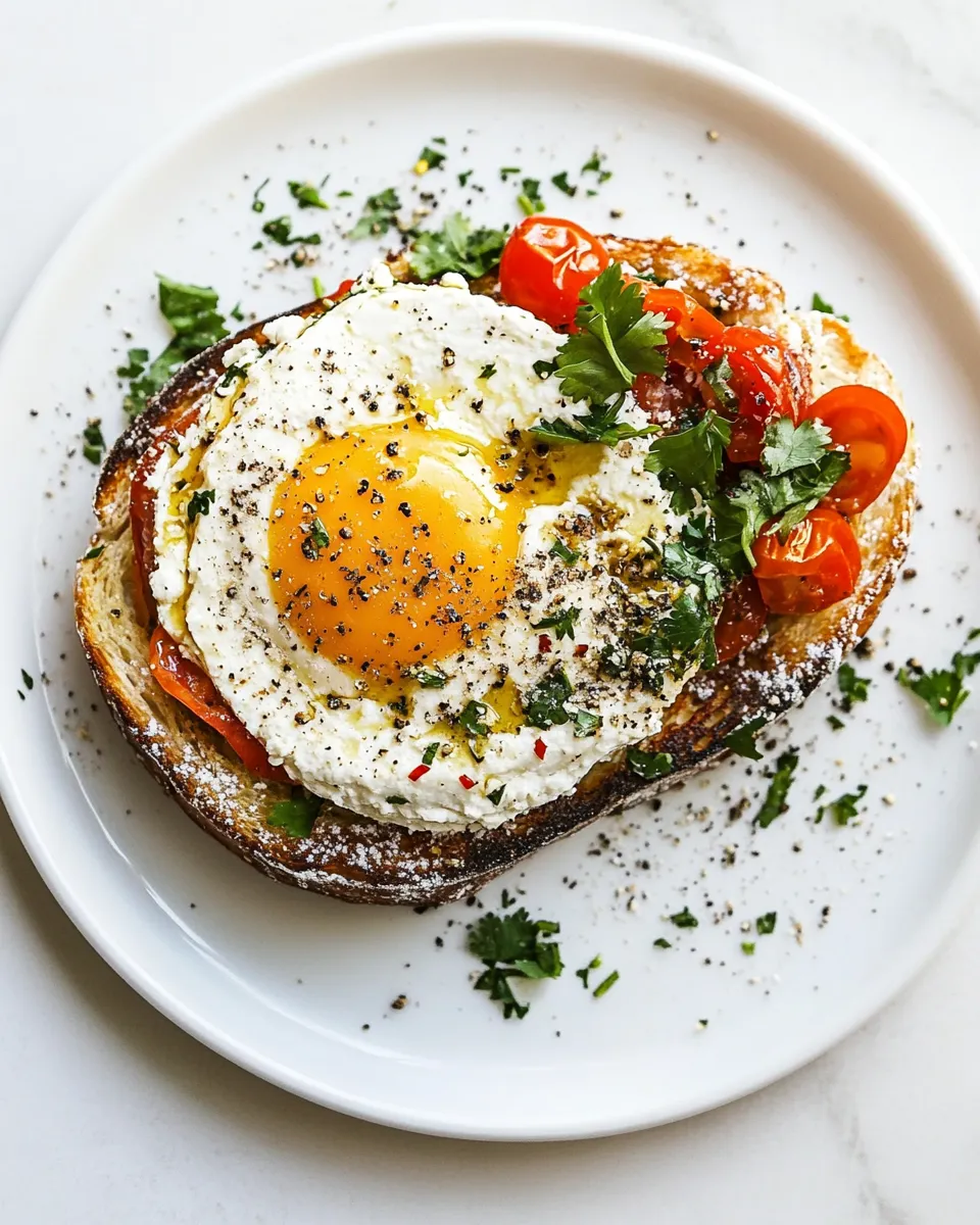 Easy Shakshuka Hummus Toast picture