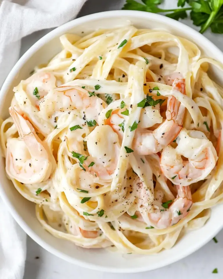 Homemade Shrimp Alfredo photo