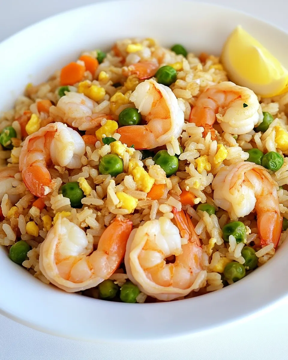 Delicious Shrimp Fried Rice Recipe shot