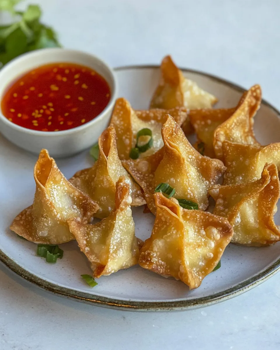 Delicious Shrimp Rangoon shot