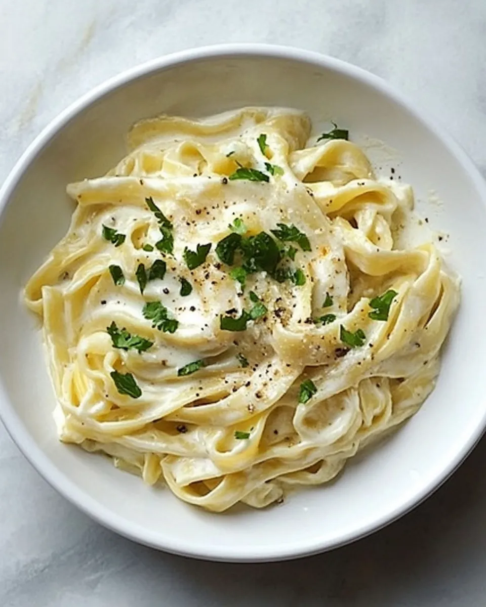 Classic Skinny Alfredo Sauce dish photo