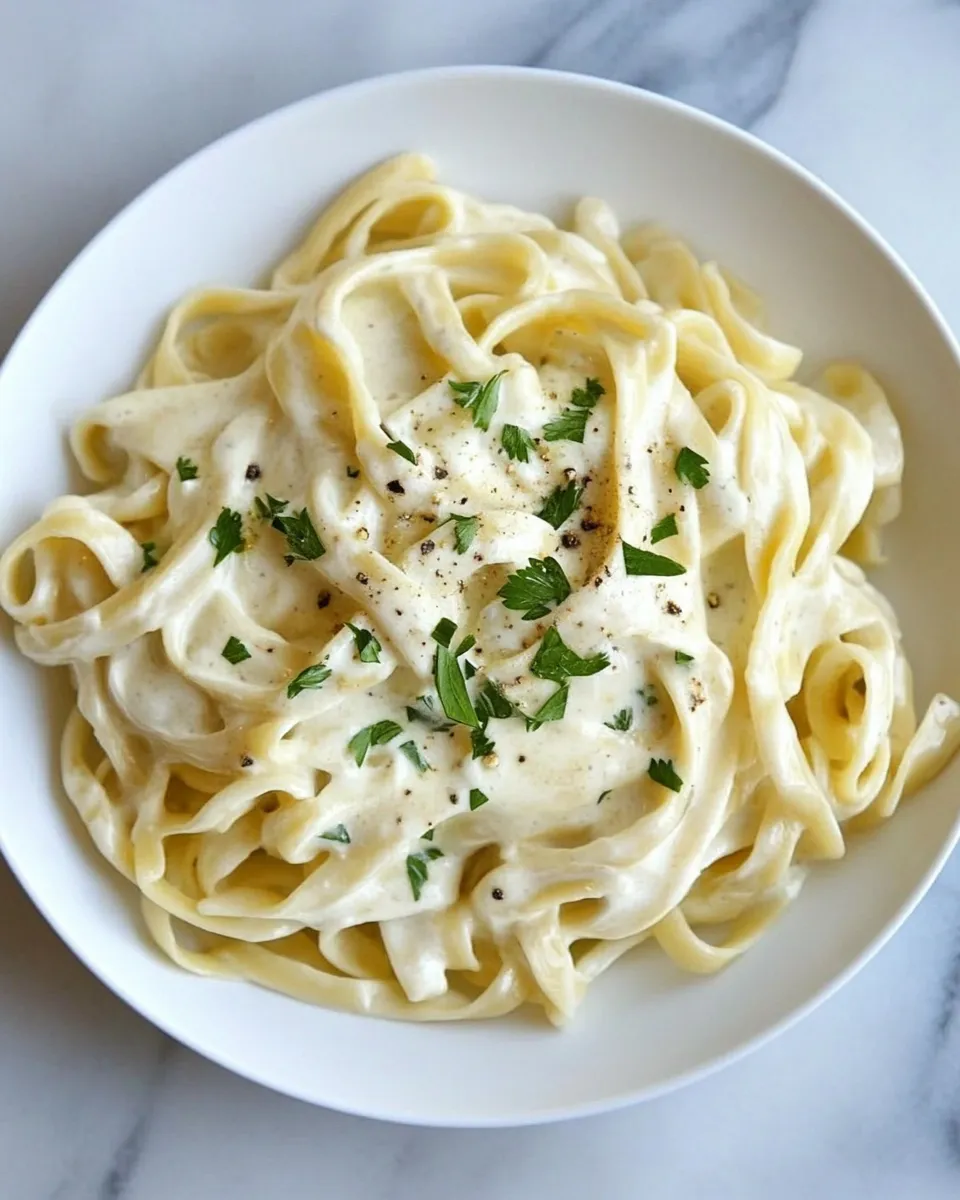 Delicious Skinny Alfredo Sauce picture