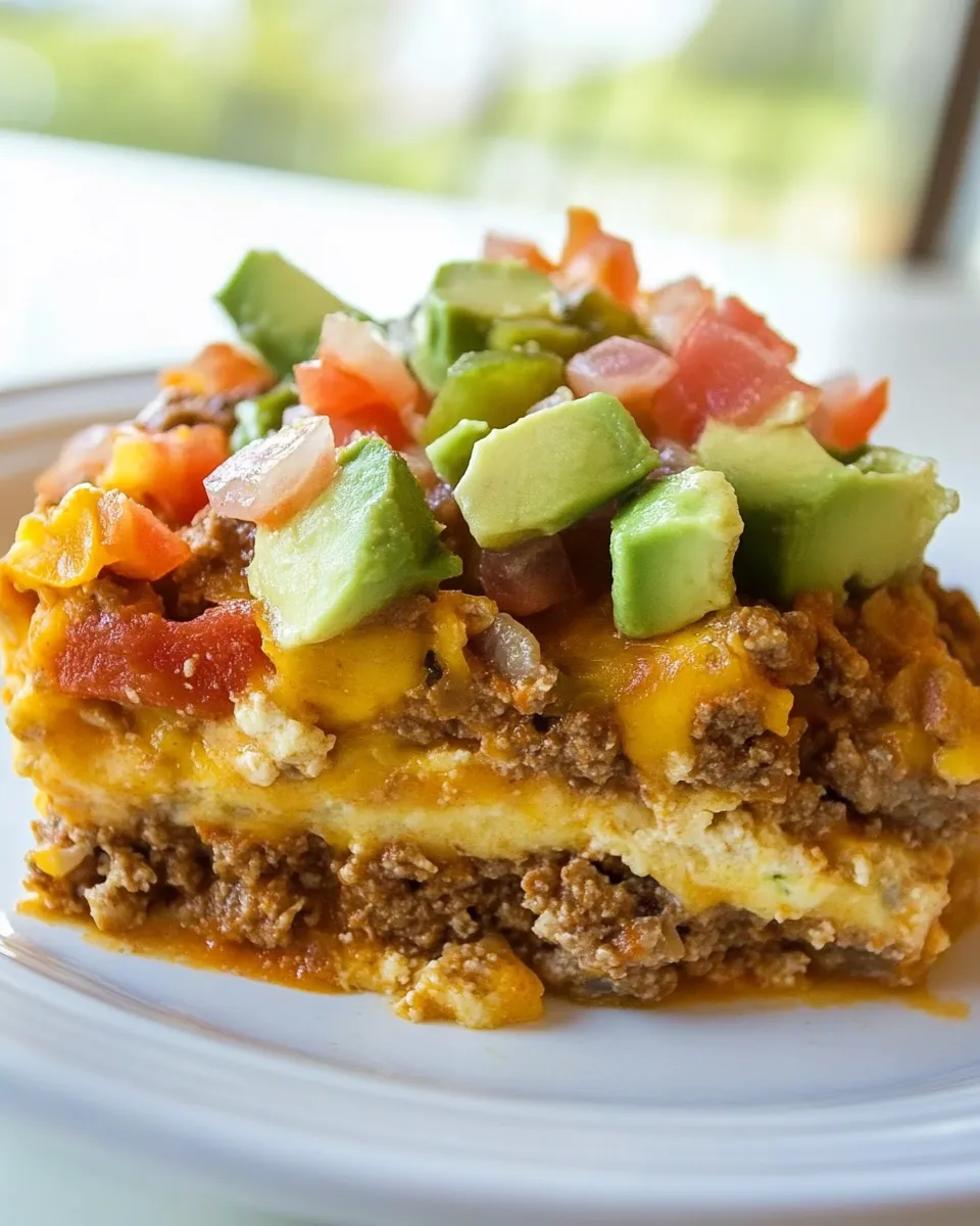 Classic Skinny Taco Casserole image