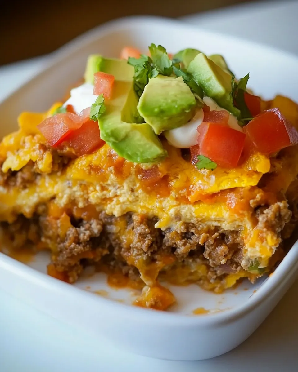 Easy Skinny Taco Casserole picture