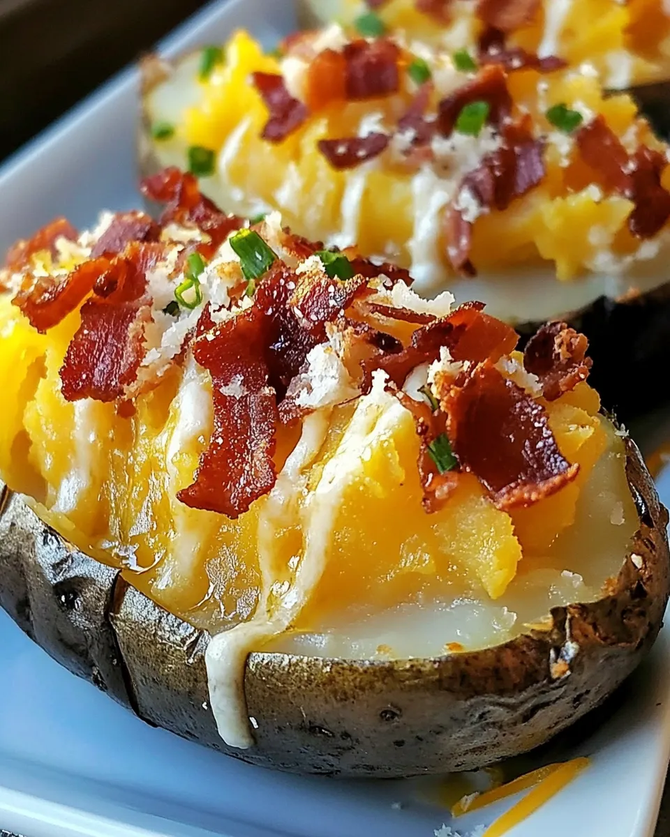 Easy Slow Cooker Baked Potatoes Recipe picture