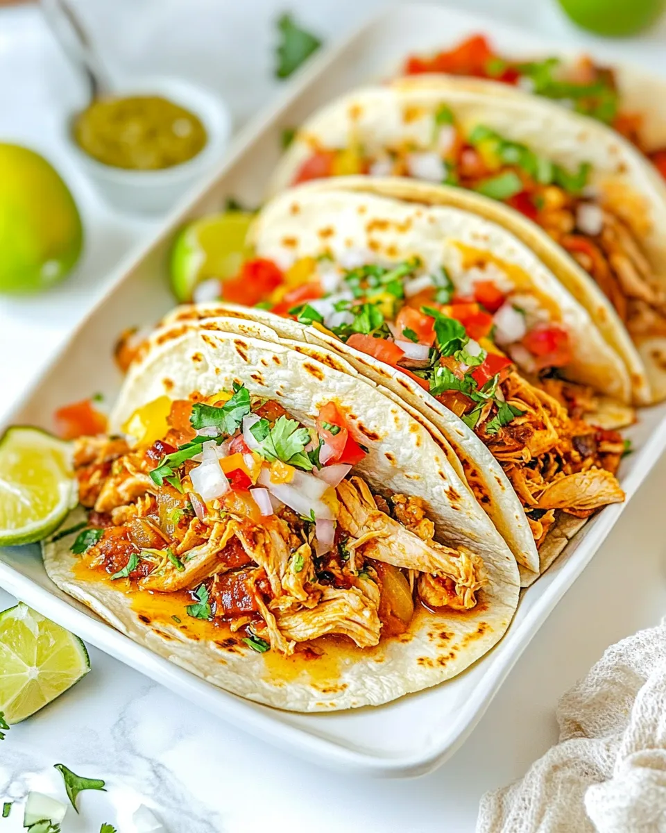Classic Slow Cooker Chicken Carnitas image