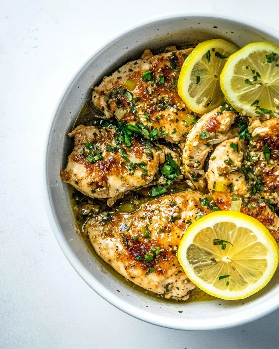 Classic Slow Cooker Lemon Chicken Piccata image