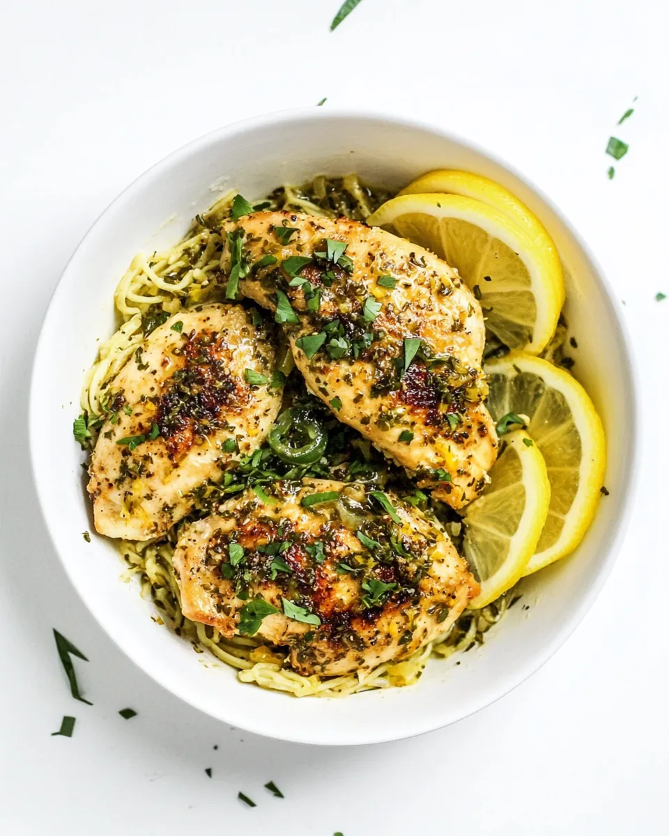 Easy Slow Cooker Lemon Chicken Piccata recipe photo