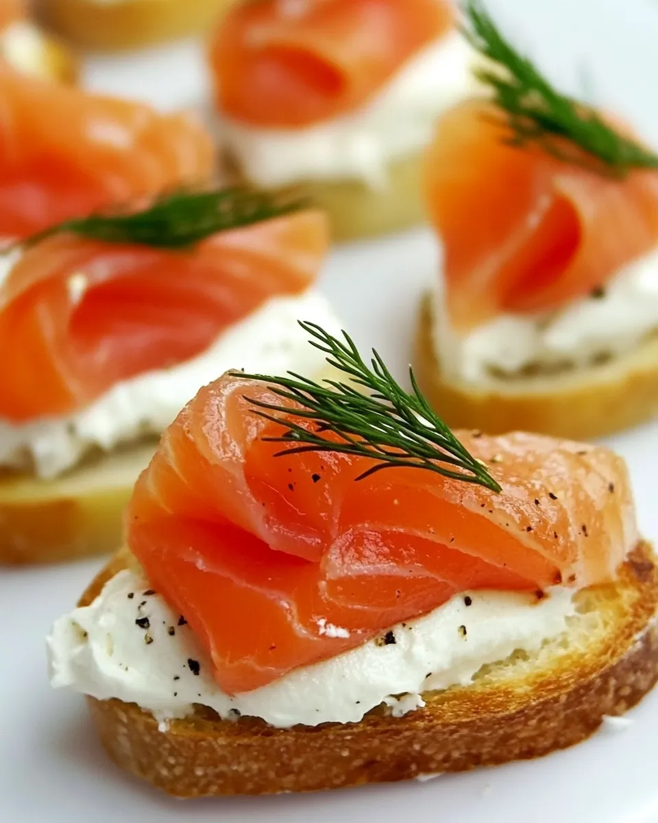 Easy Smoked Salmon Crostini picture