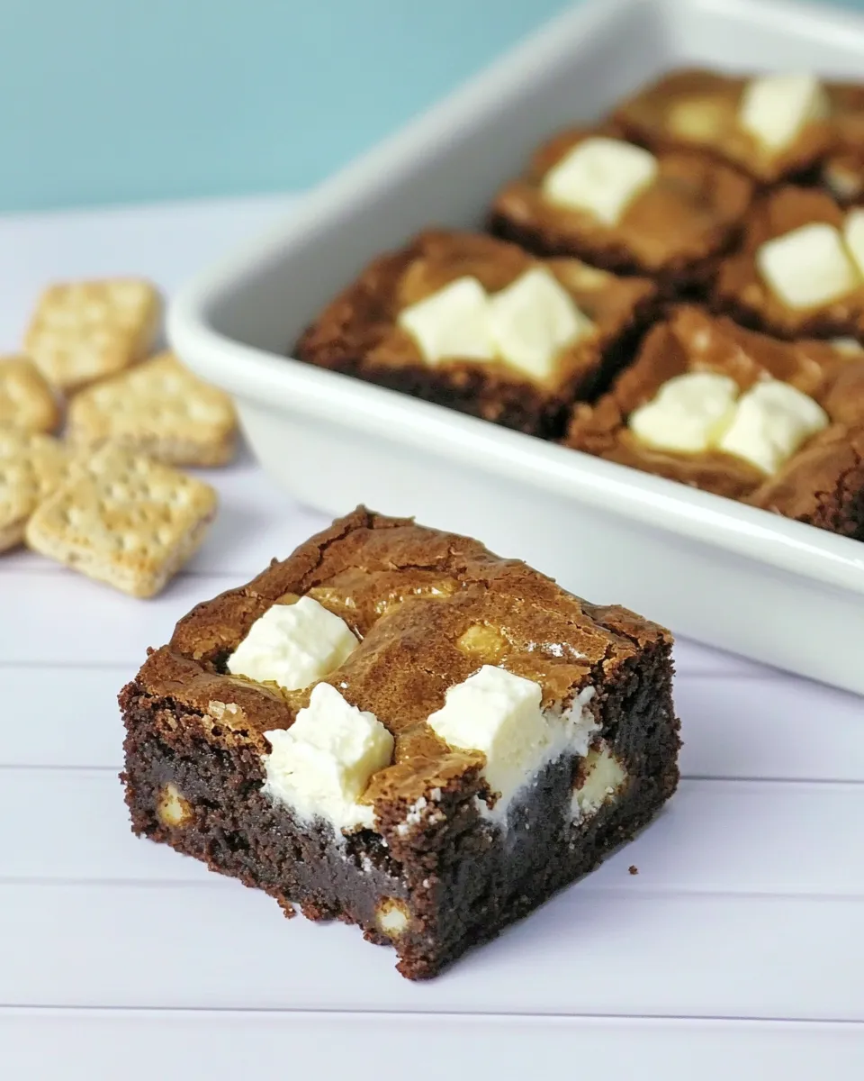 Best Smores Brownies shot