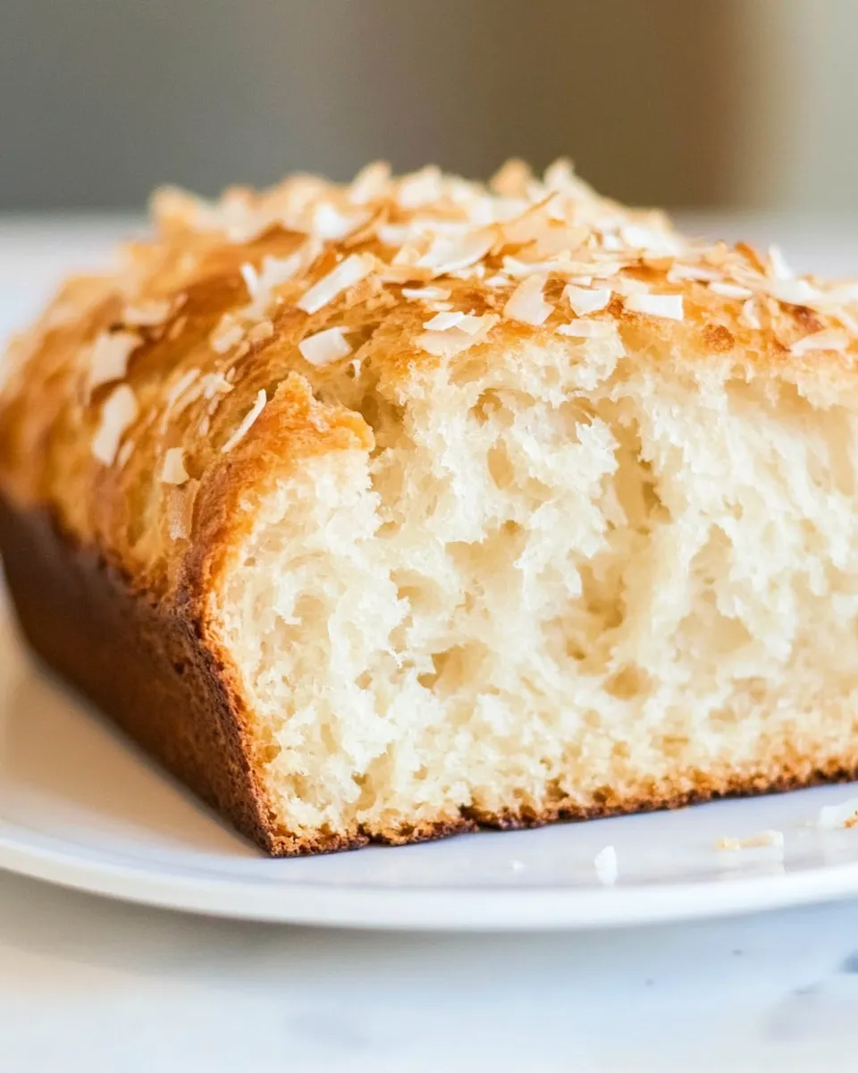 Homemade Soft and Chewy Coconut Milk Bread photo