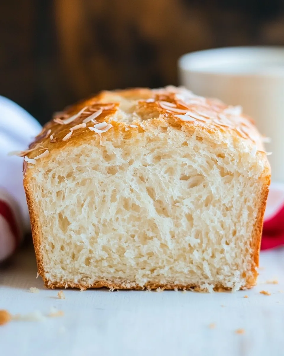 Classic Soft and Chewy Coconut Milk Bread image