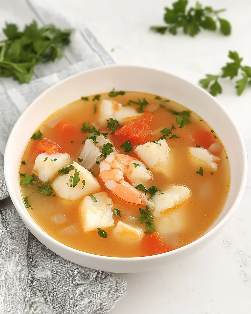 Easy Sopa De Mariscos recipe photo