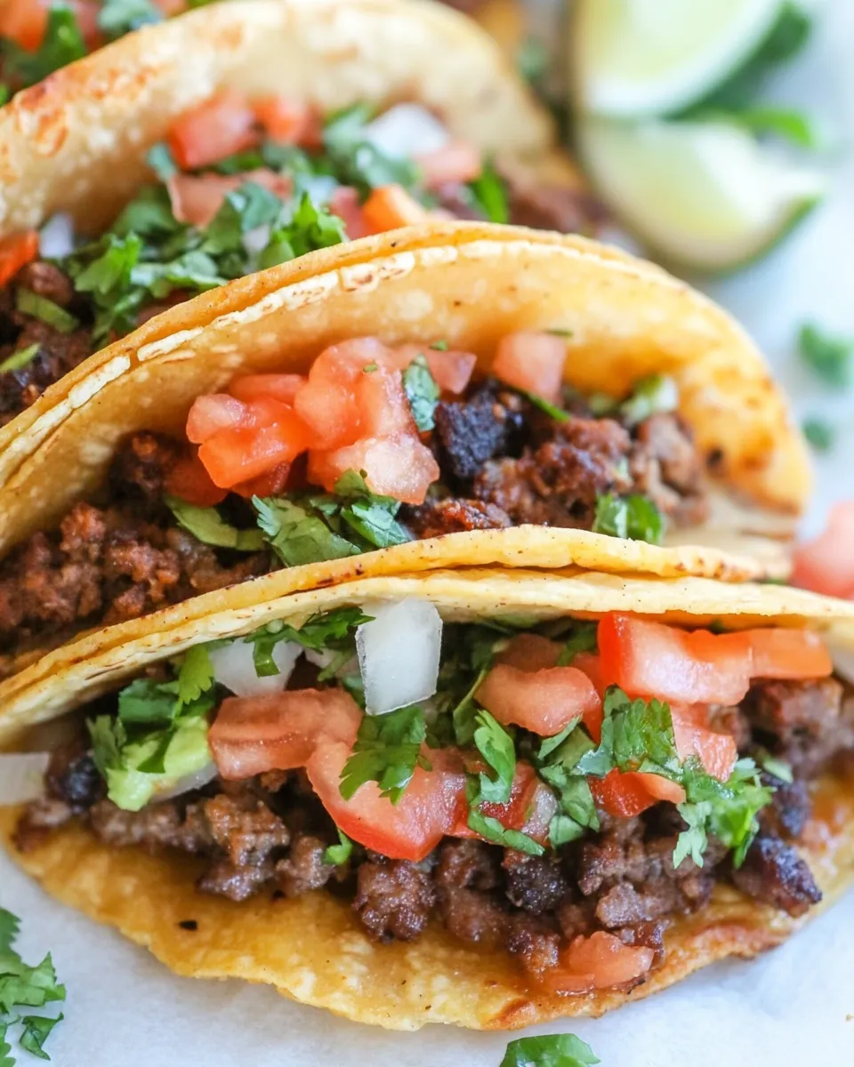 Delicious Southwest Beef Fried Tacos shot