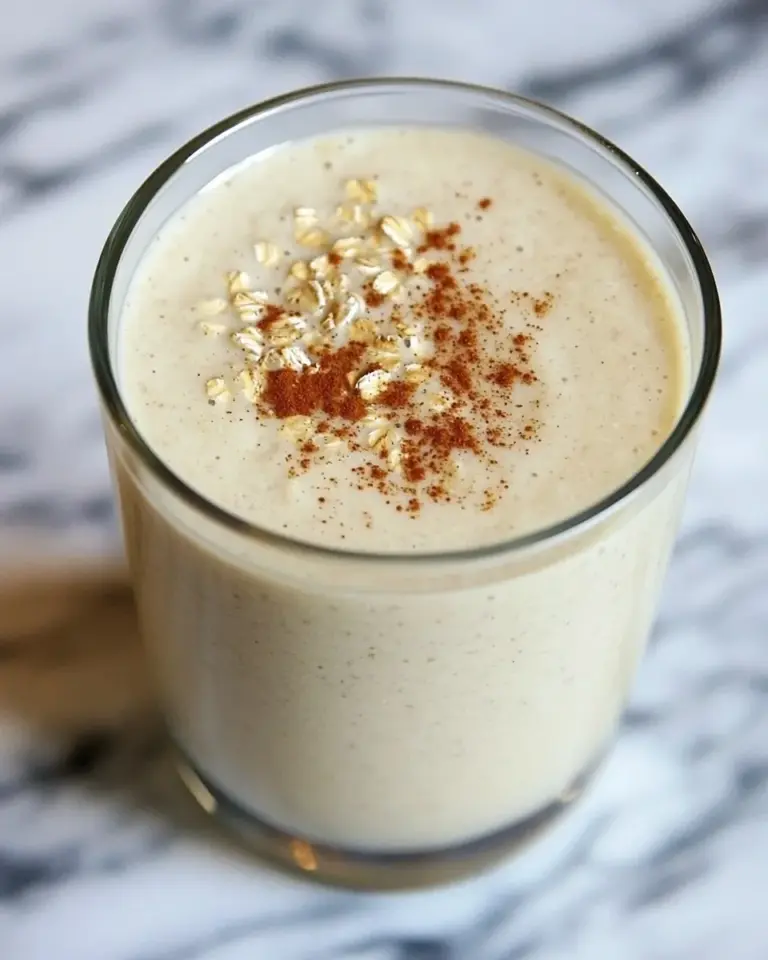 Homemade Spiced Oatmeal Smoothie photo