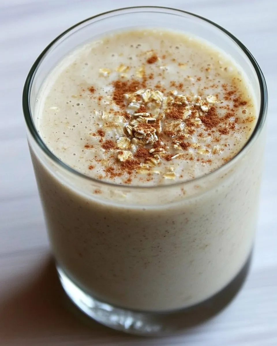 Easy Spiced Oatmeal Smoothie recipe photo