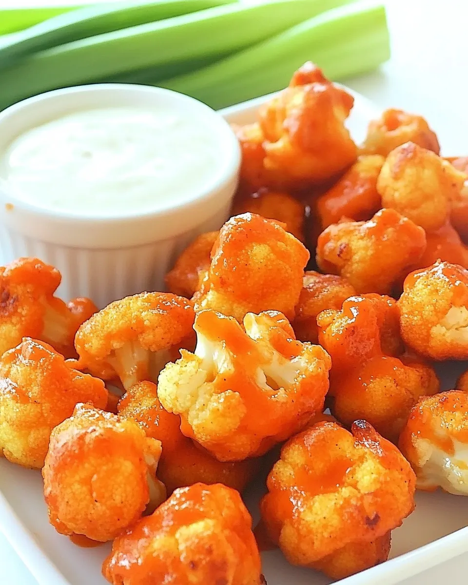 Delicious Spicy Buffalo Cauliflower Bites photo