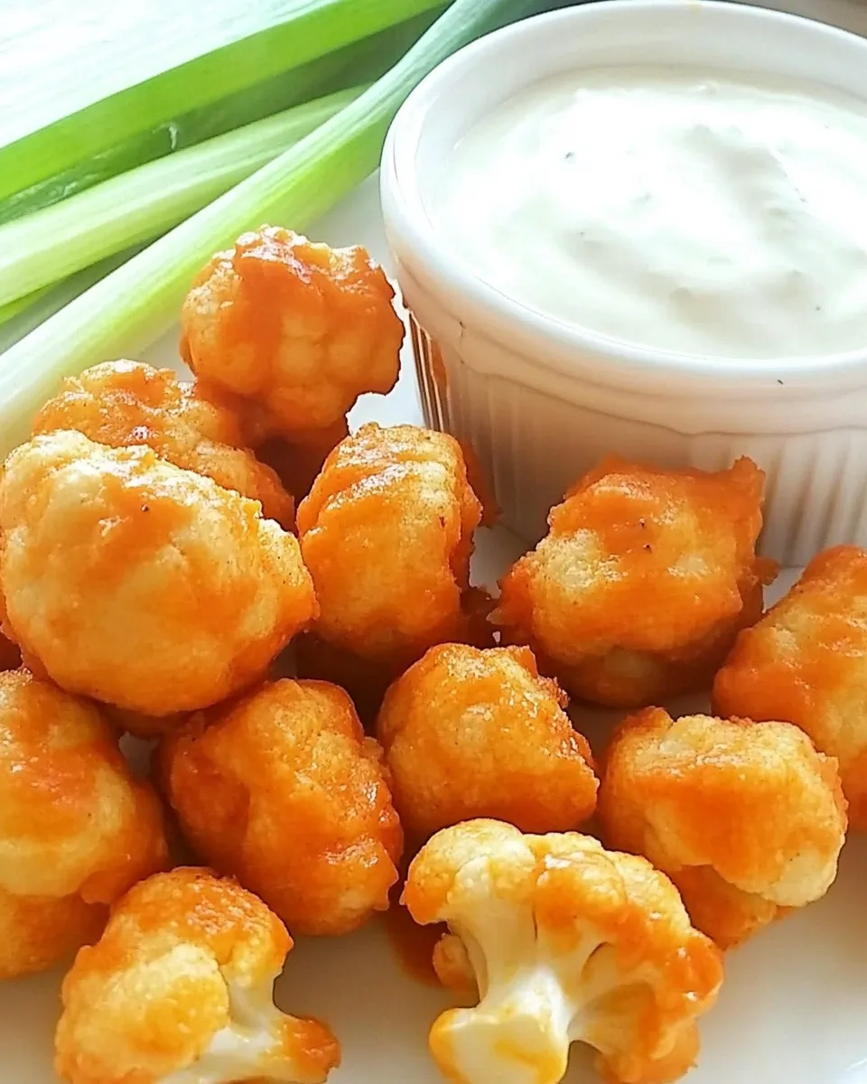 Healthy Spicy Buffalo Cauliflower Bites picture